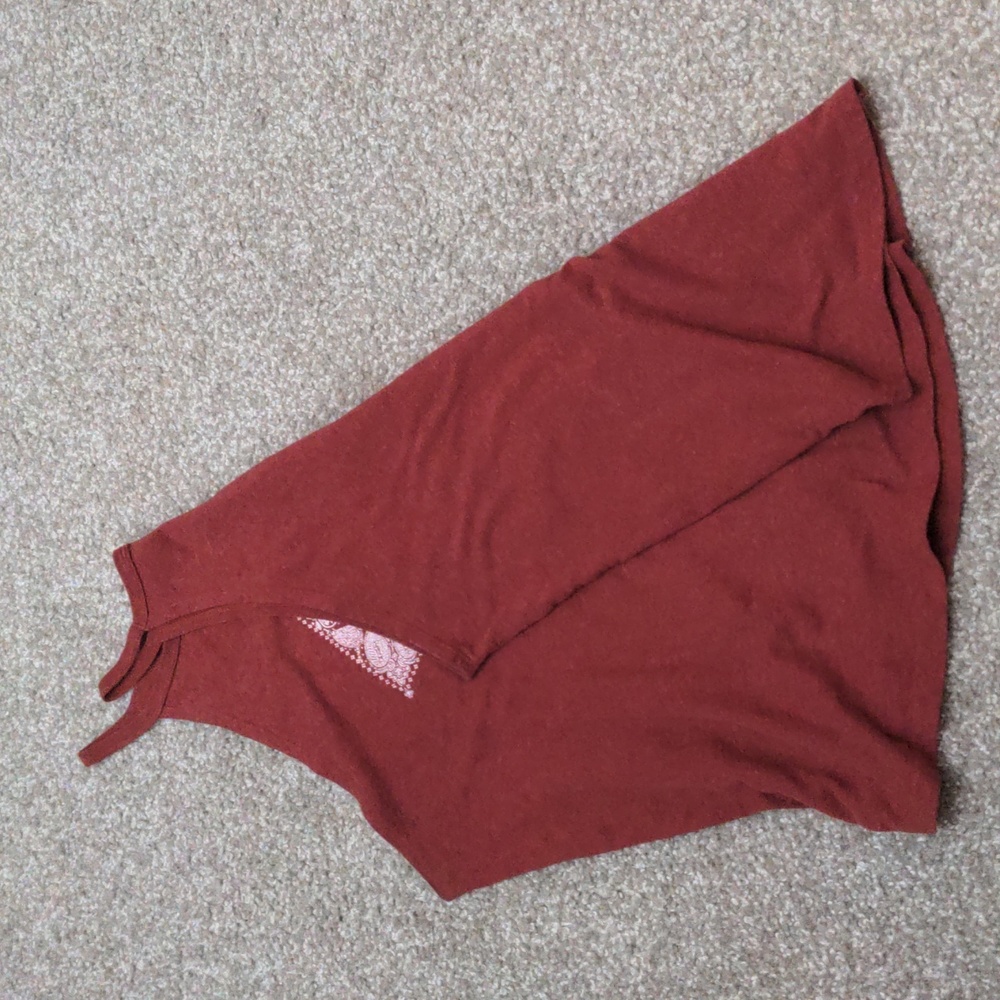 (2/$25) SWS boho elephant spaghetti strap top burnt orange - Picture 6 of 8